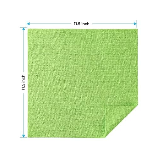 HOMEXCEL Microfiber Cleaning Cloths 100 Pack, Highly Absorbent Cleaning Towels, Lint Free & Scratch-Free Cleaning Rags for House, Kitchen and Car, Multi-Color Microfiber Towels 11.5 x 11.5 inch thumbnail 2