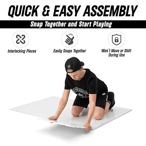 Better Hockey Extreme Dryland Flooring Tiles - Synthetic Ice Panels for Hockey, Professional Quality Training Aid for Shooting, Passing and Stickhandling thumbnail 7