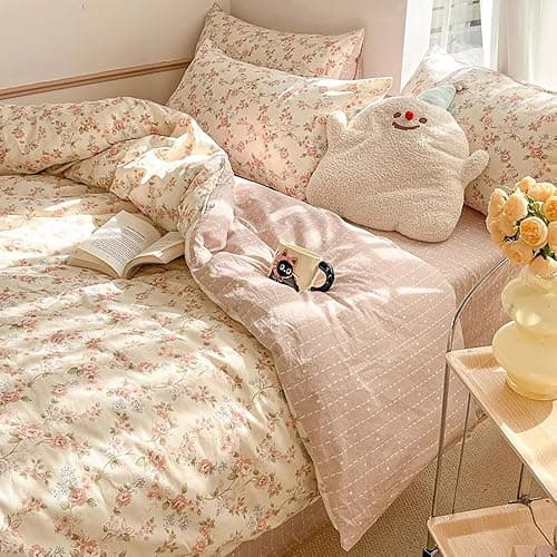 Beige Pink Bedsheet thumbnail 2