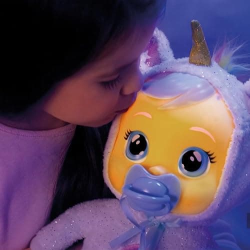 Cry Babies Goodnight Dreamy - Sleepy Time Baby Doll with LED Lights, for Girls and Boys Ages 18M and Up, Multicolor thumbnail 6