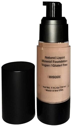Mom's Secret 100% Natural Foundation, Organic, Vegan, Aloe Based, Natural Sun Protection, Gluten Free, Cruelty Free, Made in the USA, 1FL Oz. (Bisque) - Image 1