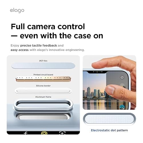 elago for iPhone 17 Pro Max Case, Premium Magnetic Silicone Case, Compatible with MagSafe, Liquid Silicone Material, Protective Cover, Shockproof, Slim Phone, 6.9 inch (Light Blue) thumbnail 3