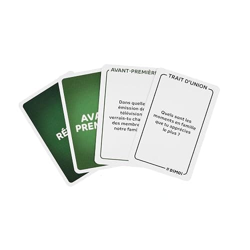 Dimoi Jeu de Cartes en Famille - 240 Questions Originales et positives pour entamer des Conversations passionnantes et se rapprocher - Idée Cadeau Noël Jeu de société thumbnail 6