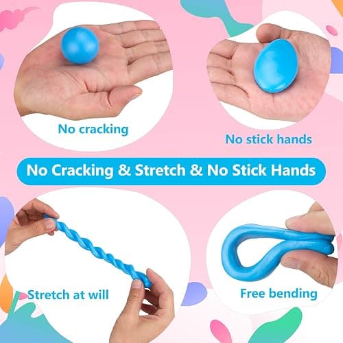 CiaraQ 50-Color Polymer Clay Oven Bake Modeling Kit | 14 sculpting tools, 2‑layer box, accessory pack, guide. Great for gifting, school, home, kids & artists. thumbnail 5