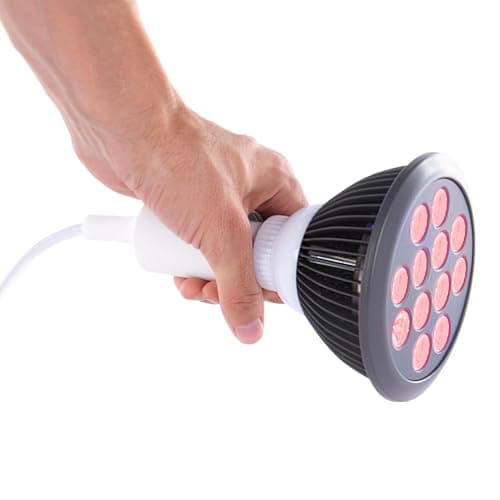 hooga Red Light Therapy Bulb, 660nm & 850nm Red & Near Infrared Light, 12 Dual-Chip LEDs, Targeted Light Bulb with Base & Braided Power Cord for Home Wellness Routine, HG24 thumbnail 3