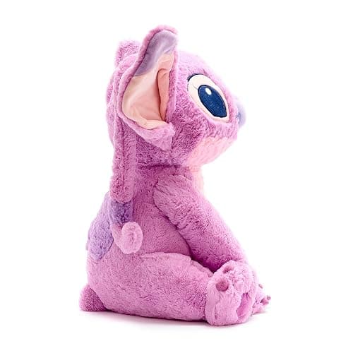Disney Store Official Angel Large Soft Toy, Lilo and Stitch, 55cm/21”, Plush Cuddly Character, Pink Alien with Embroidered Details and Soft Feel Finish - Angel thumbnail 8