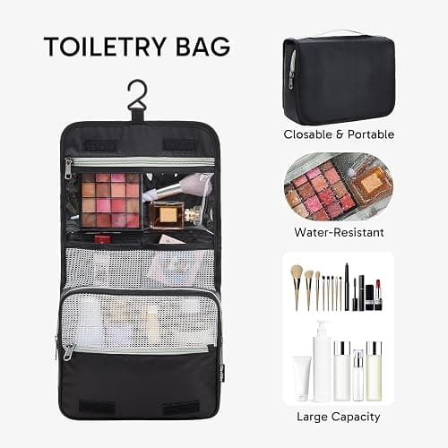 ALL INCLUDED 10 Set Durable Packing Cubes for Suitcases,OlarHike Essentials for Travel,UPGRADED Anti-Tear Stitching, NEW Improved Luggage Packing Organizers for Travel Accessories (Black) thumbnail 3