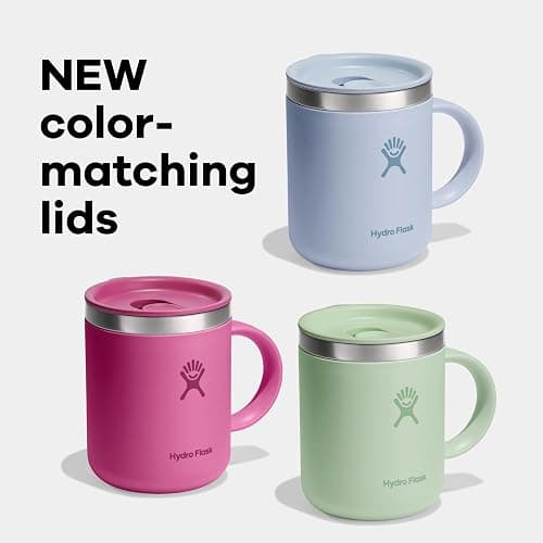 Hydro Flask 12 Oz Stainless Steel Insulated Mug with Leak Resistant Press-in Lid, Trillium thumbnail 6
