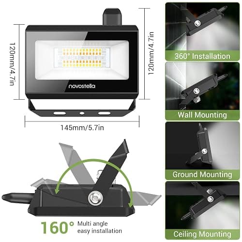 NOVOSTELLA 20W Smart LED Flood Lights (1 Pack) thumbnail 6