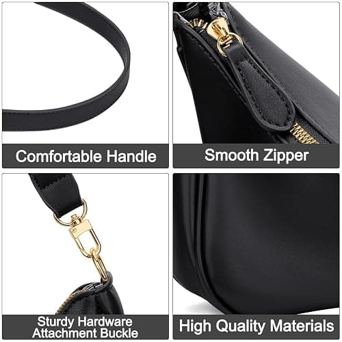 KKXIU Shoulder Bag for Women Cute Hobo Purses and Handbags Retro Clutch Underarm Purse thumbnail 4