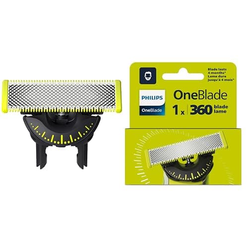 Philips OneBlade Original 360 Blade Heads, Compatible with all OneBlade and Pro Electric Shaver & Trimmers, Original from Philips, 1x One Blade, 4-Month Supply (QP410/50) - Image 1
