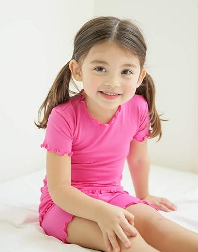 VAENAIT BABY Kids Sleepwear Pajamas Short Soft Cool Summer Viscose Pjs 2pcs Set thumbnail 3