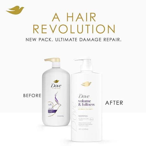 Dove Shampoo Volume & Fullness for Fine, Thin Hair with Bio-Protein Care Technology and Biotin 28 Fl Oz thumbnail 4