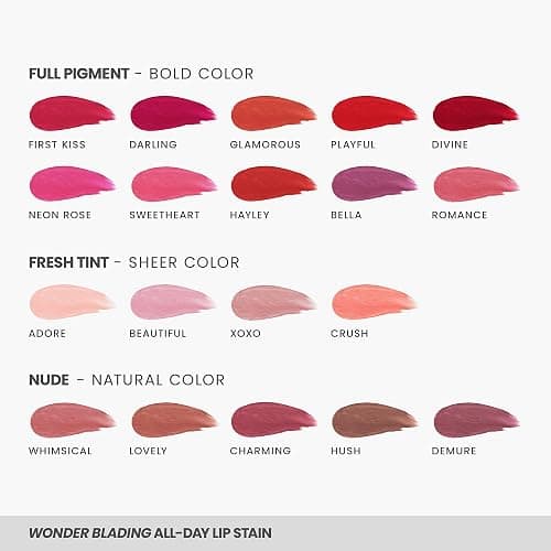 Wonderskin Wonder Blading All Day Lip Stain Peel Off Masque - Long Lasting, Waterproof and Transfer Proof Nude Lip Tint, Matte Finish Peel Off Lip Stain (Whimsical Masque) thumbnail 6