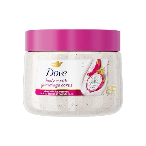 Dove Body Scrub Dragon Fruit & Coconut Cream Body Scrub Exfoliates and Deeply Nourishes for Smooth, Radiant Skin 15 oz - Image 1