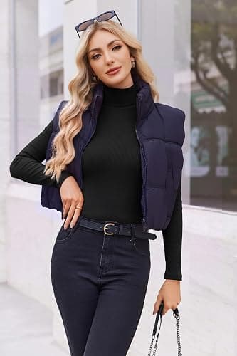 Ekouaer Womens Turtleneck Tops Winter Ribbed Long Sleeve Shirts | Casual Basic Underscrub, Fitted Thermal Underwear, Stretchy Lightweight Undershirts, High Neck Fall Fashion Clothes 2026 thumbnail 3