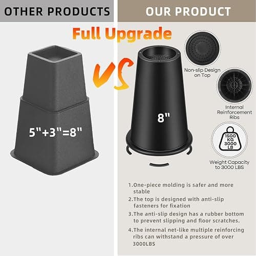 Bed Risers thumbnail 4