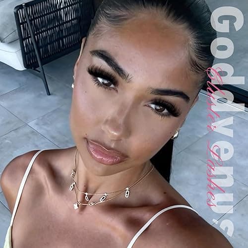 Goddvenus Wispy Lash Clusters Kit Cluster Eyelash Extensions Natural Lash Extension Kit C Curl Fluffy Individual Eyelashes with Bottom Lashes Clusters Waterproof Bond and Seal DIY at Home thumbnail 3