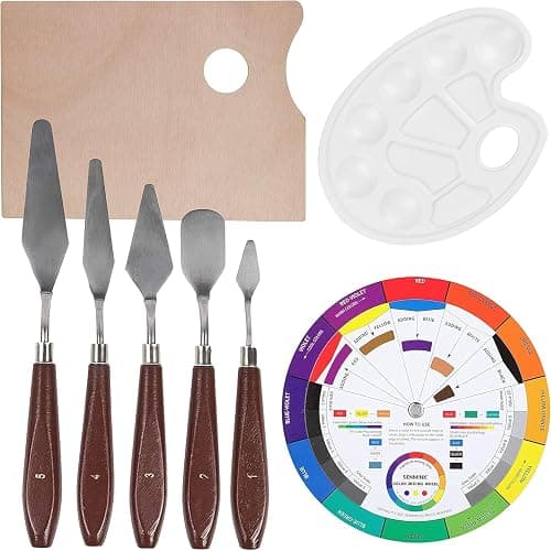 149Pcs Deluxe Artist Painting Set with Aluminum and Beech Wood Easel, 48 Colors Acrylic & Oil Paints, 24 Colors Watercolor Paints, Art Paint Supplies for Artists, Beginner & Adults thumbnail 6