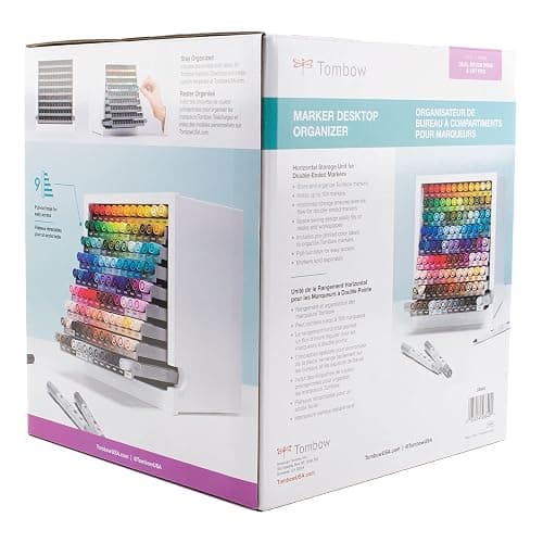 Tombow 56840 Marker Desktop Organizer , White thumbnail 9