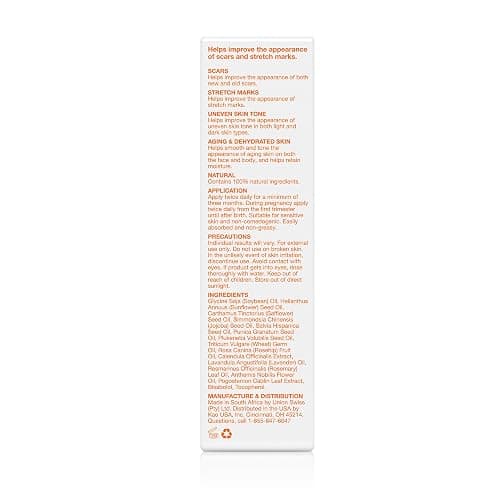 Bio-Oil Fragrance-Free Body Oil Serum for Scars & Stretch Marks, 6.7 fl oz | Dry Skin Moisturizer, Rosehip & Chamomile Oils, Scar Treatment, Stretch Mark Oil, Sensitive Skin Safe, Face and Body thumbnail 9