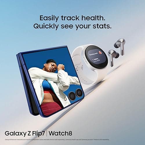 Samsung Galaxy Z Flip7 Cell Phone, 512GB AI Smartphone, Unlocked Android, Long Battery Life, 2025, US 1 Yr Manufacturer Warranty, Coral Red - Coral Red - Large Storage - Flip7 - Phone Only thumbnail 9