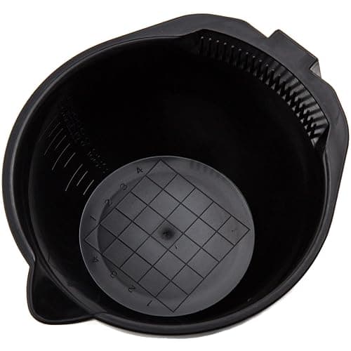 Hair Dye Bowl Set - 3 Black Hair Color Mixing Bowls with Measurements, Pour Spout, Handle & Combed Edge - Reusable Salon Hair Coloring Bowls for Professional or Home Use thumbnail 4