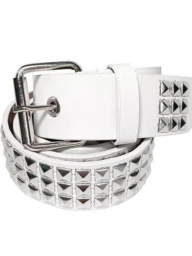 Punk Studded Belt for Women Rock Threads Goth Stud Pyramid Gothic Clothing - Image 1