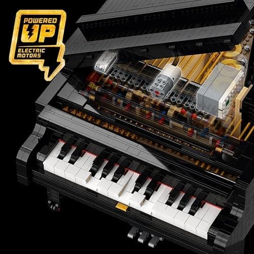 LEGO Ideas Grand Piano 21323 Model Building Set for Adults, Collectible Home Décor Kit, Gift for Music Lovers with Motor and Power Functions thumbnail 4