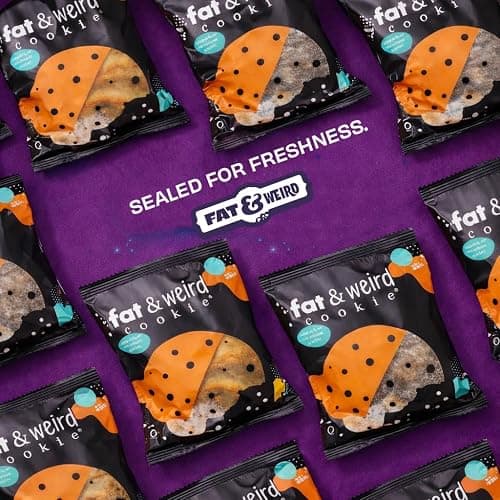 Fat & Weird Lil’ Weirdo Pack – 9 Count Assorted Stuffed Cookies, 2.5 oz Each, Individually Sealed Gourmet Soft Chewy Cookies for Snack Packs, Gifts, Care Packages, Cookie Lovers thumbnail 4