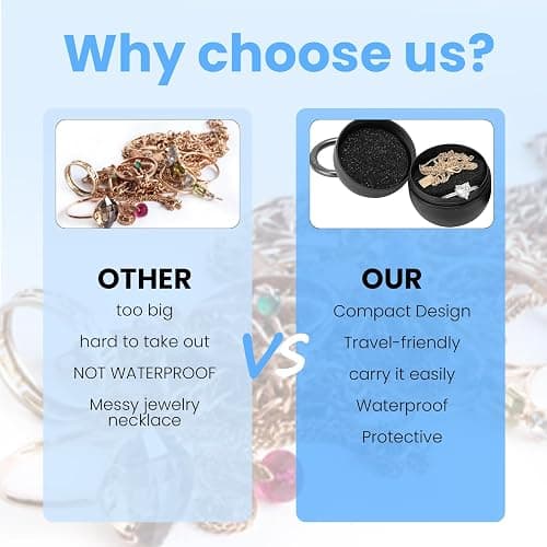 Jewelry Ring Holder Keychain,Portable Travel Sports Ring Keeper Case,Mini Small Versatile Carrying Display Storage Organizer Box With Key Chain thumbnail 3