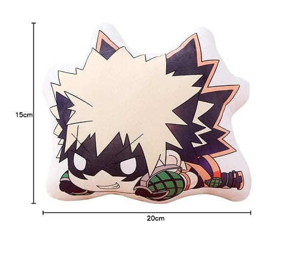 Jiumaocleu My Hero Academia Plush Pillow, No Hero Academia Figures Plushies, Anime MHA Merch Soft Cushion for Christmas Birthday Gift thumbnail 3
