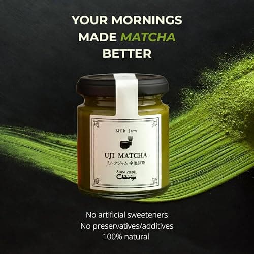 Chikiriya Premium Japanese Milk Jam Gift Box, Uji Matcha and Hojicha, 110g Each, Made with Hokkaido Milk thumbnail 5