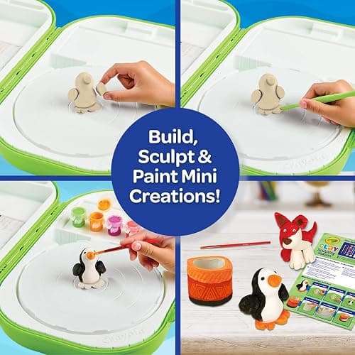 Crayola Clay Sculpting Station, Kids Clay, Sculpting Material, Craft kit, Art Set for Kids, Gift for Boys & Girls, Ages 6+ thumbnail 5