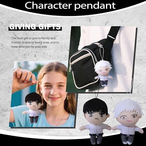 The Summer Hikaru Died Plush Keychain for Backpack, 5.9" Cute Anime Keychain Accessories Purse Charm Pendant Gift for Women thumbnail 2