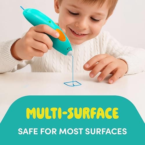 300 x ORKAN 3D Pen Filament Refills | Only Compatible with The 3Doodler Start+ | 15 Rainbow Colors | 6" x 2.5mm PCL Eco-Filament Strands | Safe for Kids | Only for 3Doodler Start+ 3D Pen thumbnail 8