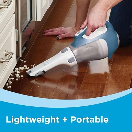 BLACK+DECKER dustbuster AdvancedClean Handheld Vacuum Cordless, Compact Home and Car Vacuum with Crevice Tool, Rotating Nozzle and Charging Station, Large Dust Bowl (CHV1410L) thumbnail 9