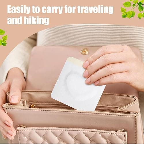 30Pcs Disposable Castor Oil Pack Wrap Patches Belly Button, Highly Absorbent Self-Adhesive Organic Cotton Castor Oil Packs Wrap, Easy to Use, Anti-Seepage(Oil Not Included) thumbnail 6