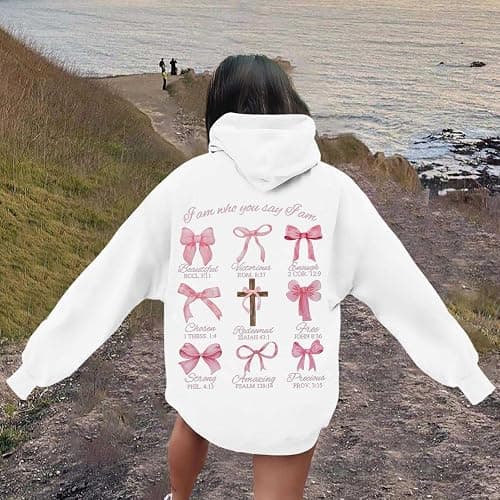 BJUTIR Women's Hoodies Sweatshirts Loose Casusl Drop Shoulder Cute Long Sleeve Tops Trendy Comfy Pullovers with Pocket thumbnail 4