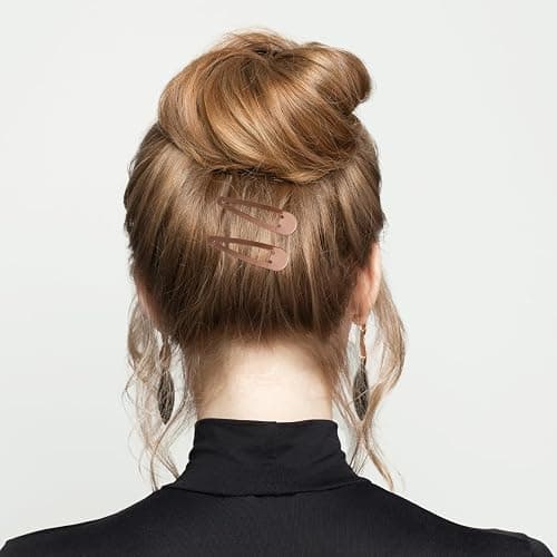 120 Pack Brown Metal Snap Hair Clips - Non-Slip Hairpins Barrettes for Women & Girls, Secure Braids, Updos, Buns - Durable & Lightweight (Plastic Storage Box Included) thumbnail 6