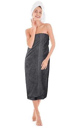 Utopia Towels Jumbo Bath Sheet 2 Piece, 600 GSM, 35 by 70 Inches, 100% Ring Spun Cotton, Absorbent and Quick Dry Extra Large Bath Towel, Grey thumbnail 8