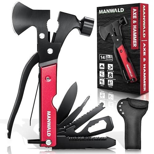 15 in 1 Multitool Axe Hatchet, Christmas Stocking Stuffers for Men Adults, Camping Accessories Survival Gear, Multi Tool for Camping Hiking Survival, Cool Gadgets Gifts for Men,Husband, Boyfriends - Image 1