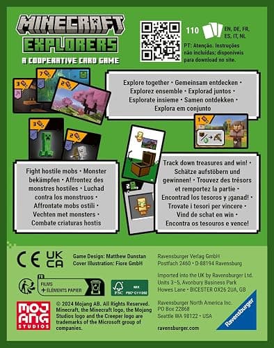 Ravensburger 21580 Minecraft Explorers - Cooperative Card Game for 2-4 People Ages 8 and up thumbnail 4