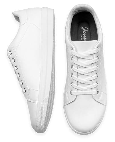 Jousen Mens Sneakers White Mens Casual Shoes Soft Breathable Fashion Sneakers for Mens thumbnail 6