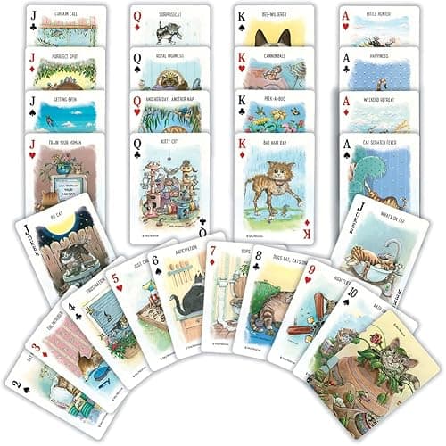 MasterPieces Officially Licensed Cats Playing Cards - 54 Card Deck for Adults thumbnail 5