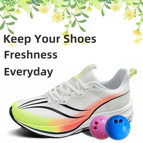 Vlufiee Shoe Deodorizer Balls for Sneaker, Fresh Linen Scent, Essential Oil Sneaker Deodorizer Ball, Small Spaces Odor Eliminator Air Freshener for Shoes, Gym Bags, Drawers and Locker thumbnail 4