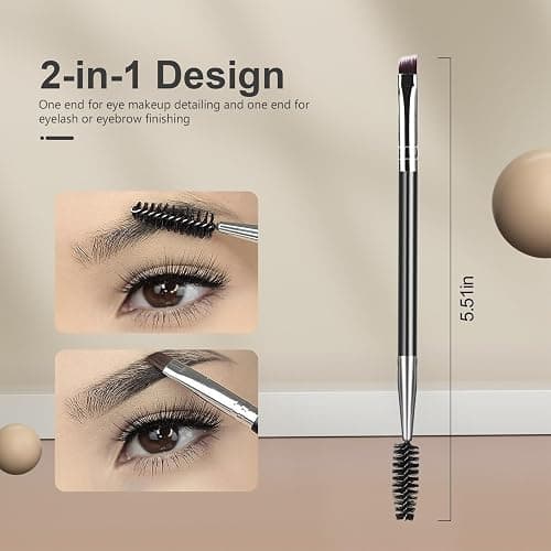 SWEET VIEW Eyelash Comb Lash Separator Tool Brow Brush & Lash Spoolie Professional Eye Makeup Tools (4 Pieces Set) thumbnail 5