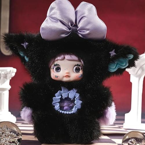 Nommi Blind Box Plush Figures, Cute Vinyl Blind Box Plush Doll, Nommi Fantasy World Series Collectible Toys, Kawaii Action Figure Mystery Box for Gifts, Single Box (1 of 7 Possible Styles) thumbnail 2