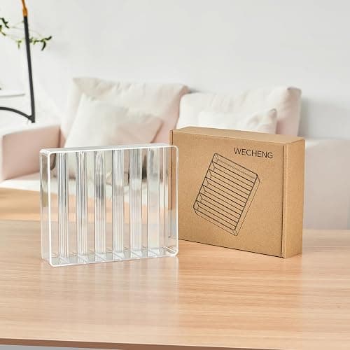 WECHENG Makeup Organizer for Eyeshadow Palette and Lipstick Organizer, 7 Section Divided Makeup Palette Organizer for Vanity Drawer Countertop Modern Cosmetics Storage(7.48" x 6.22" x 1.77") thumbnail 6