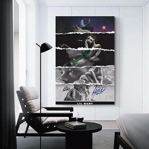 Lil Baby 2 Canvas Poster Bedroom Decoration Landscape Office Valentine's Birthday Gift Unframe-style12x18inch(30x45cm) thumbnail 3